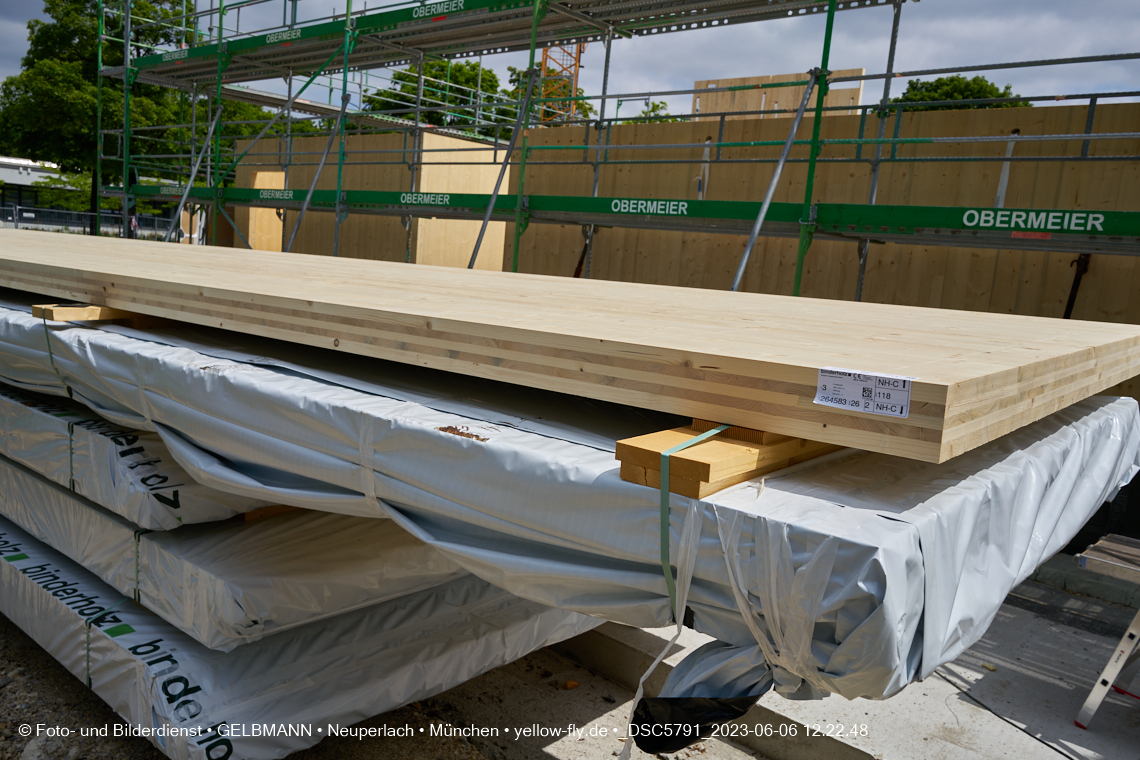 06.06.2023 - Neue Wände für das Haus für Kinder in Neuperlach in München